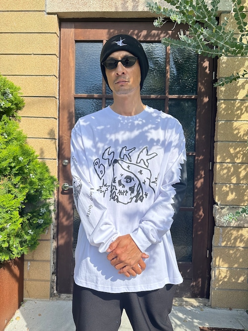 hirotton SP L/S TEE XL size WHITE GOAT