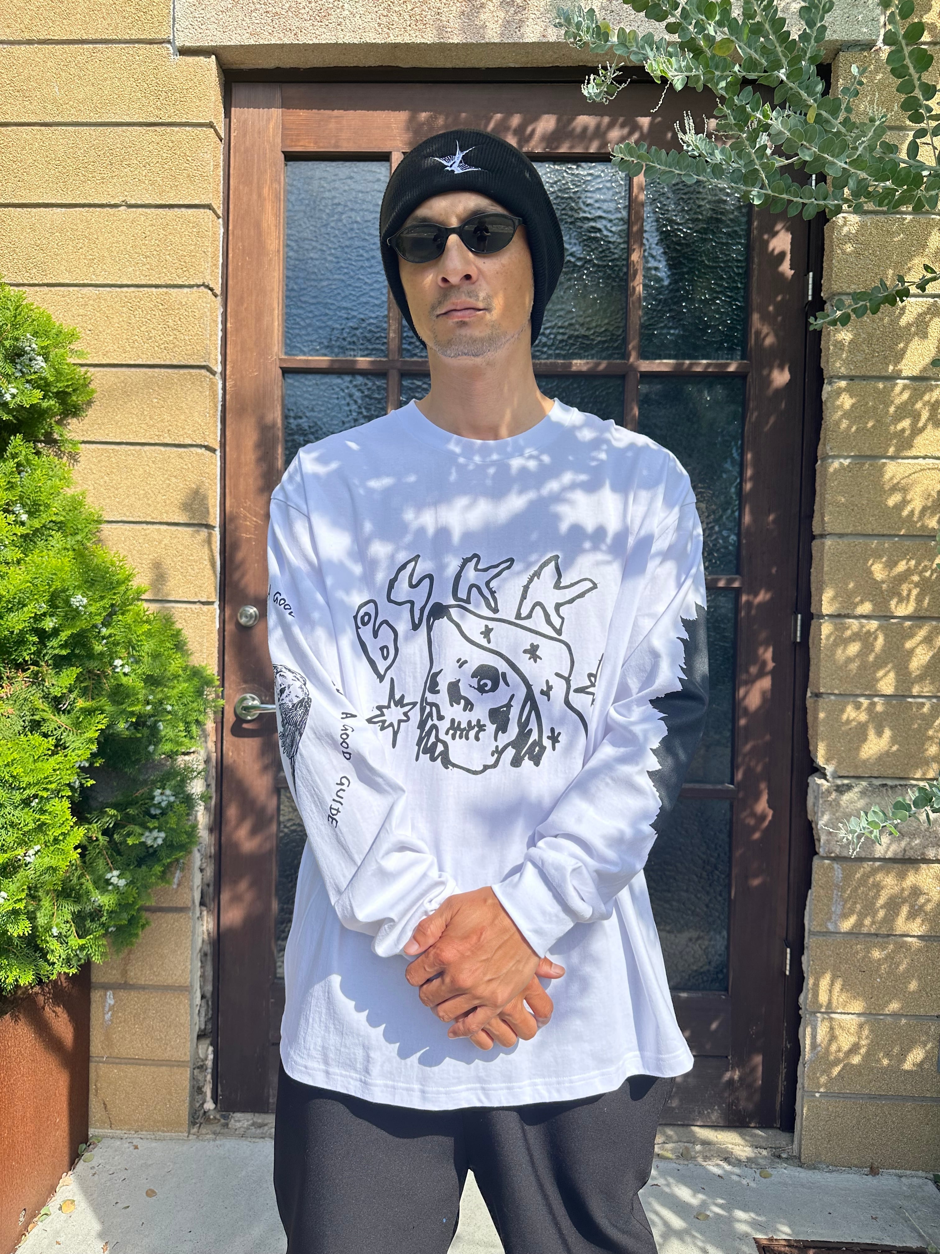 hirotton SP L/S TEE XL size WHITE GOAT