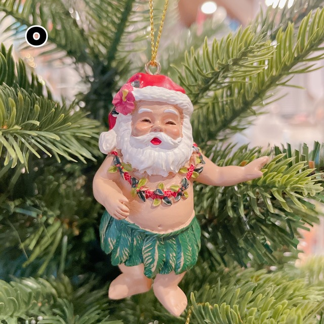 ハワイアン サンタクロース / クリスマス オーナメント クリスマス雑貨