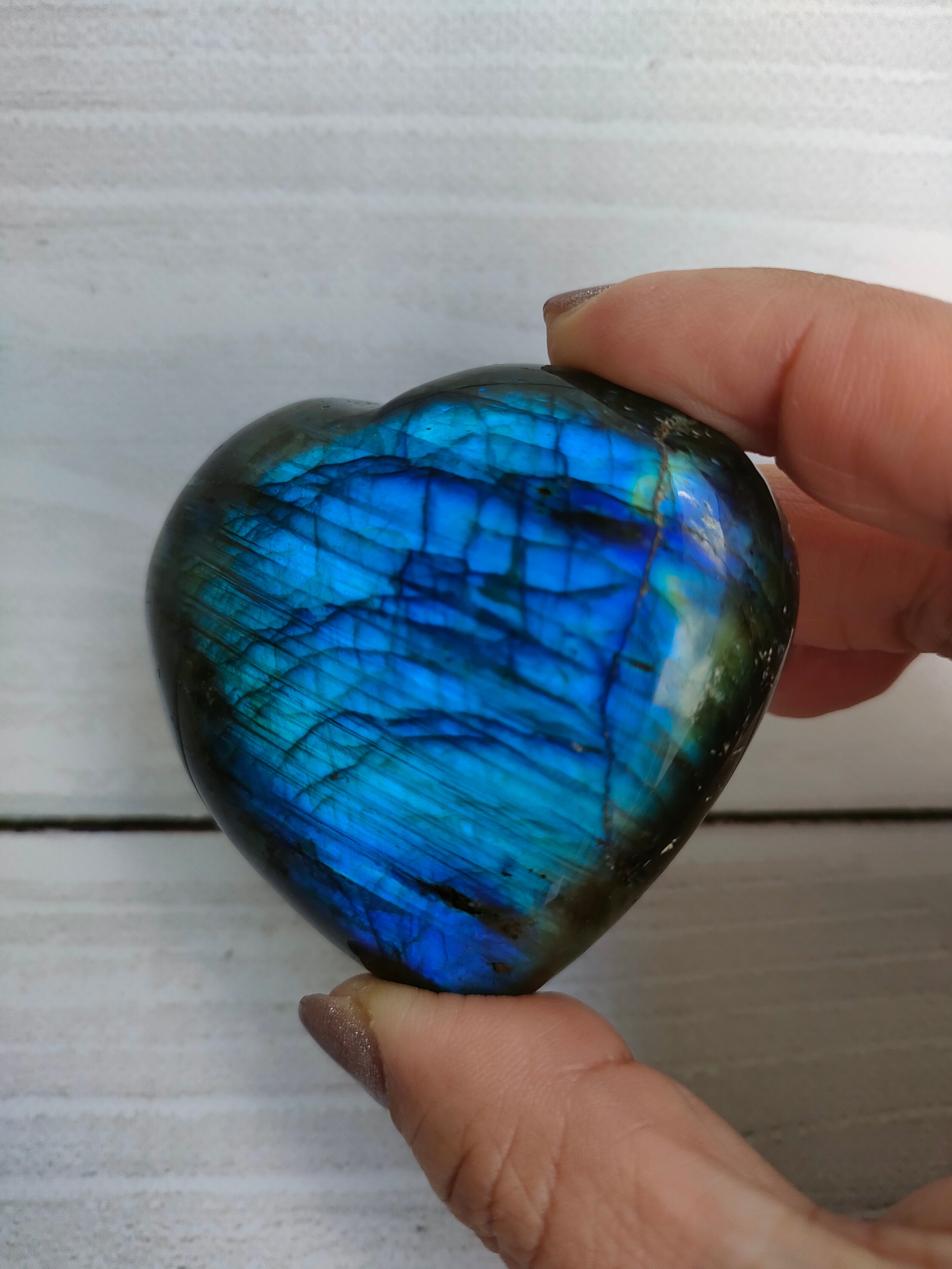 ラブラドライト ハート