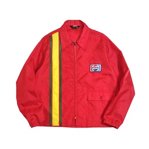 Swingster / Zip up Nylon Racing Jacket with Patch