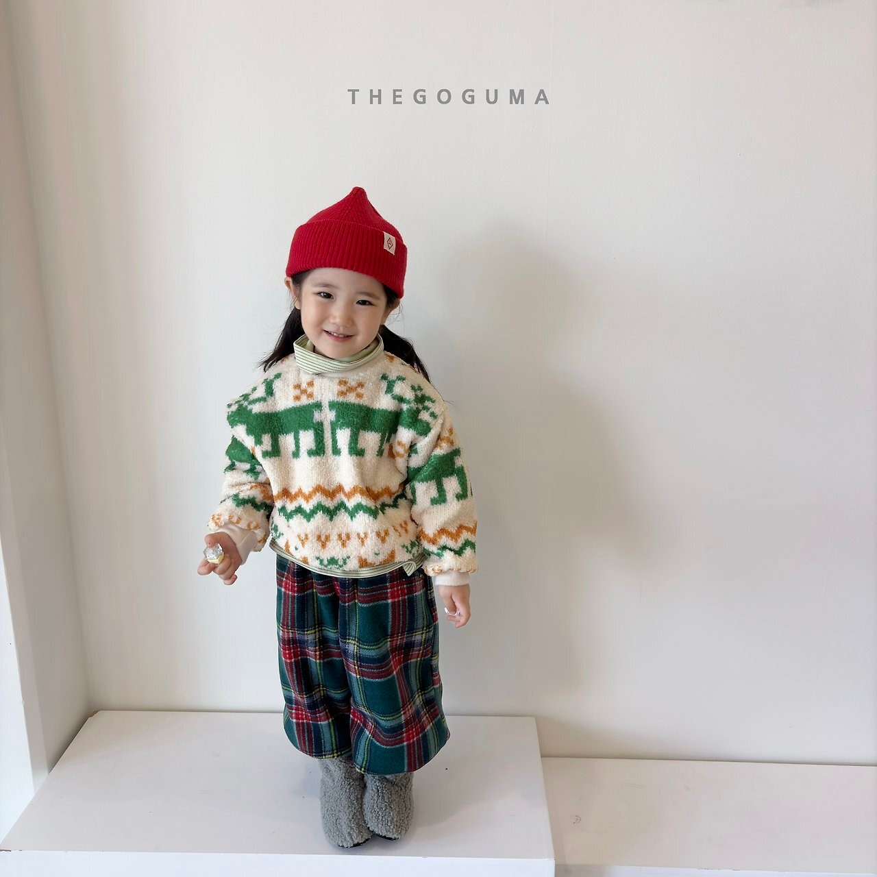 【取寄】THE GOGUMA ふんわりボアトレーナー｜冬服｜韓国子供服