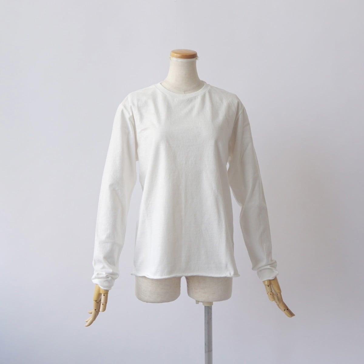 AURALEE/オーラリー・BRUSHED ORGANIC COTTON JERSEY L/S TEE | a flat