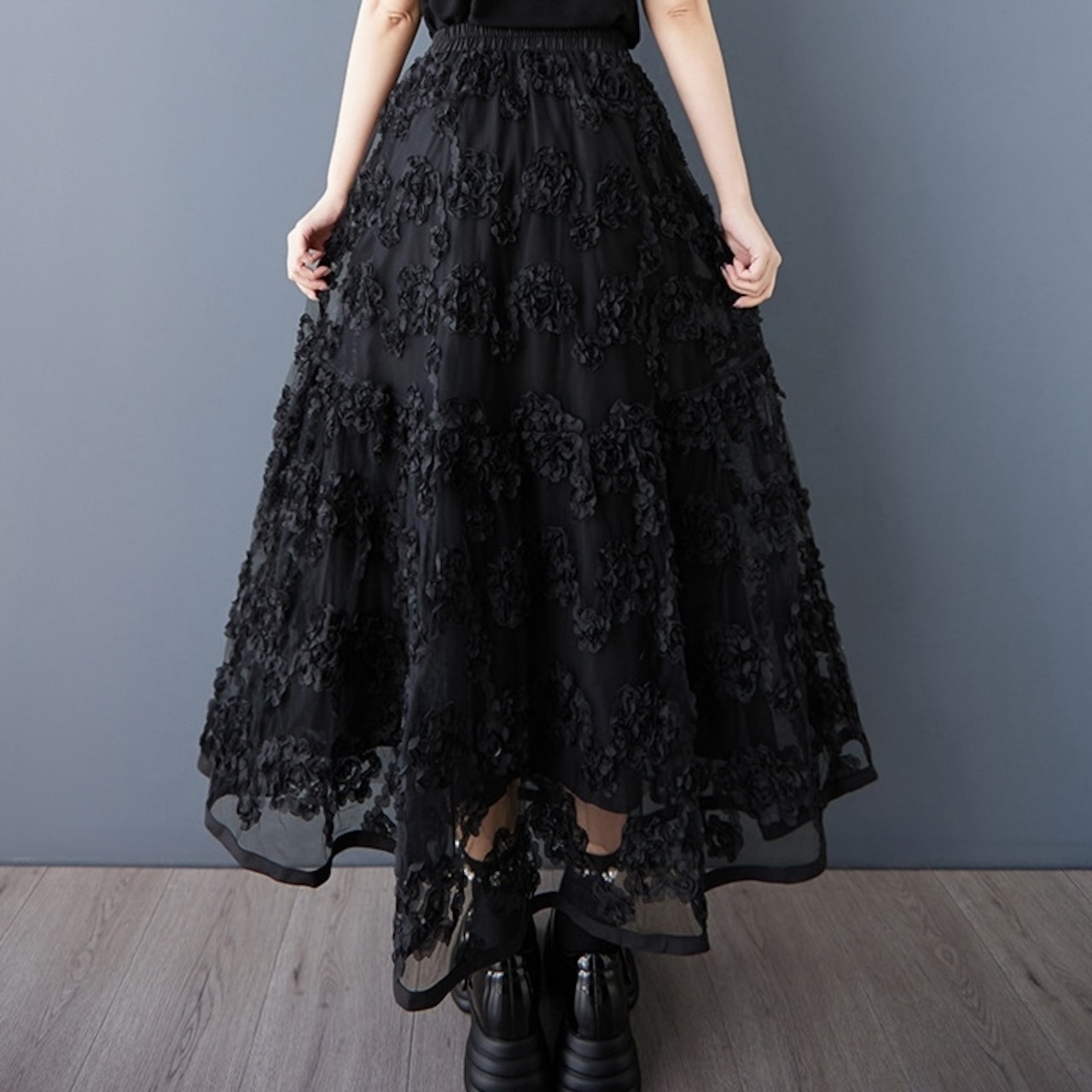 ブラックダリア シースルースカート M24388