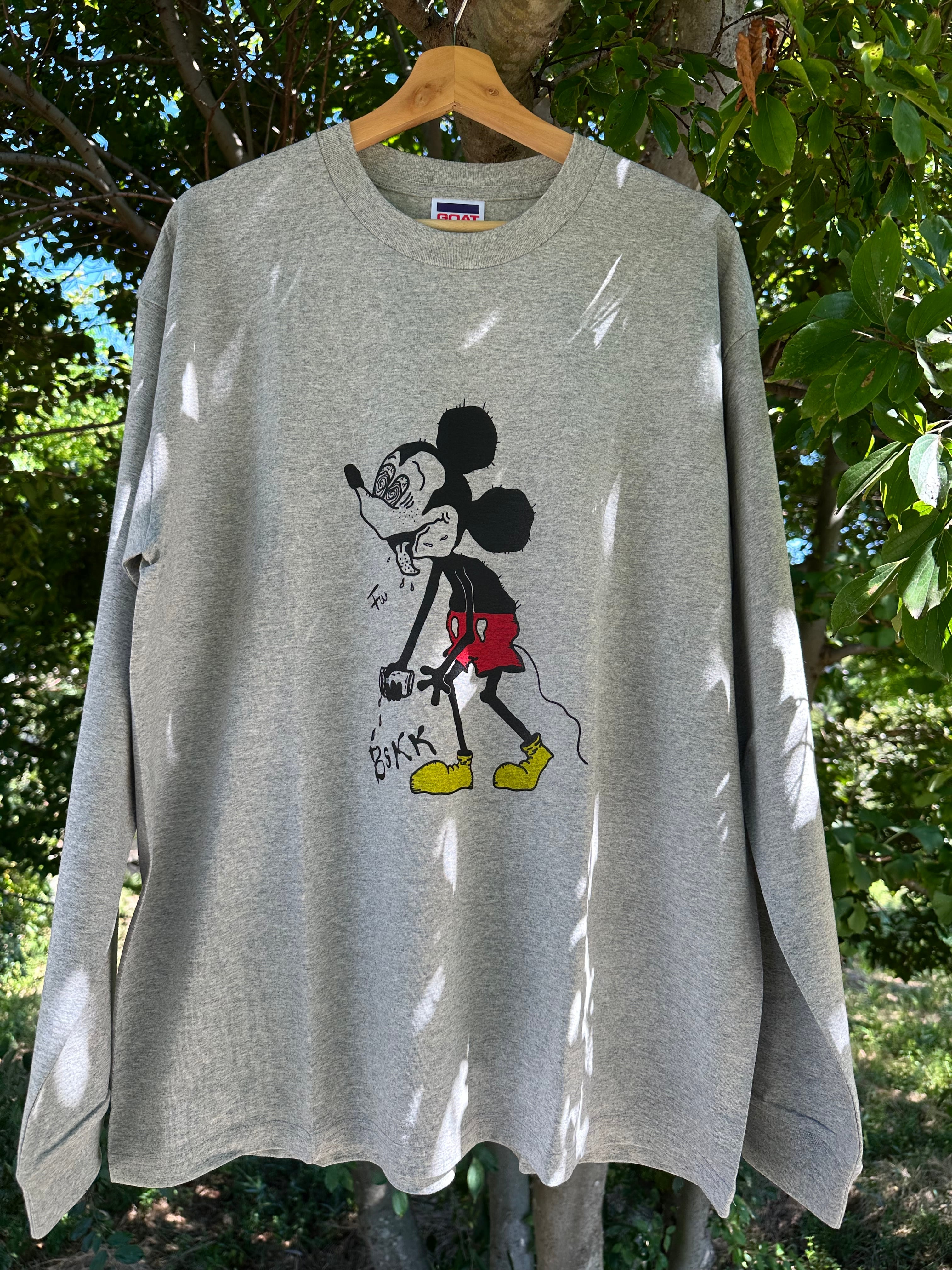 J RAT L/S TEE カラー ASH