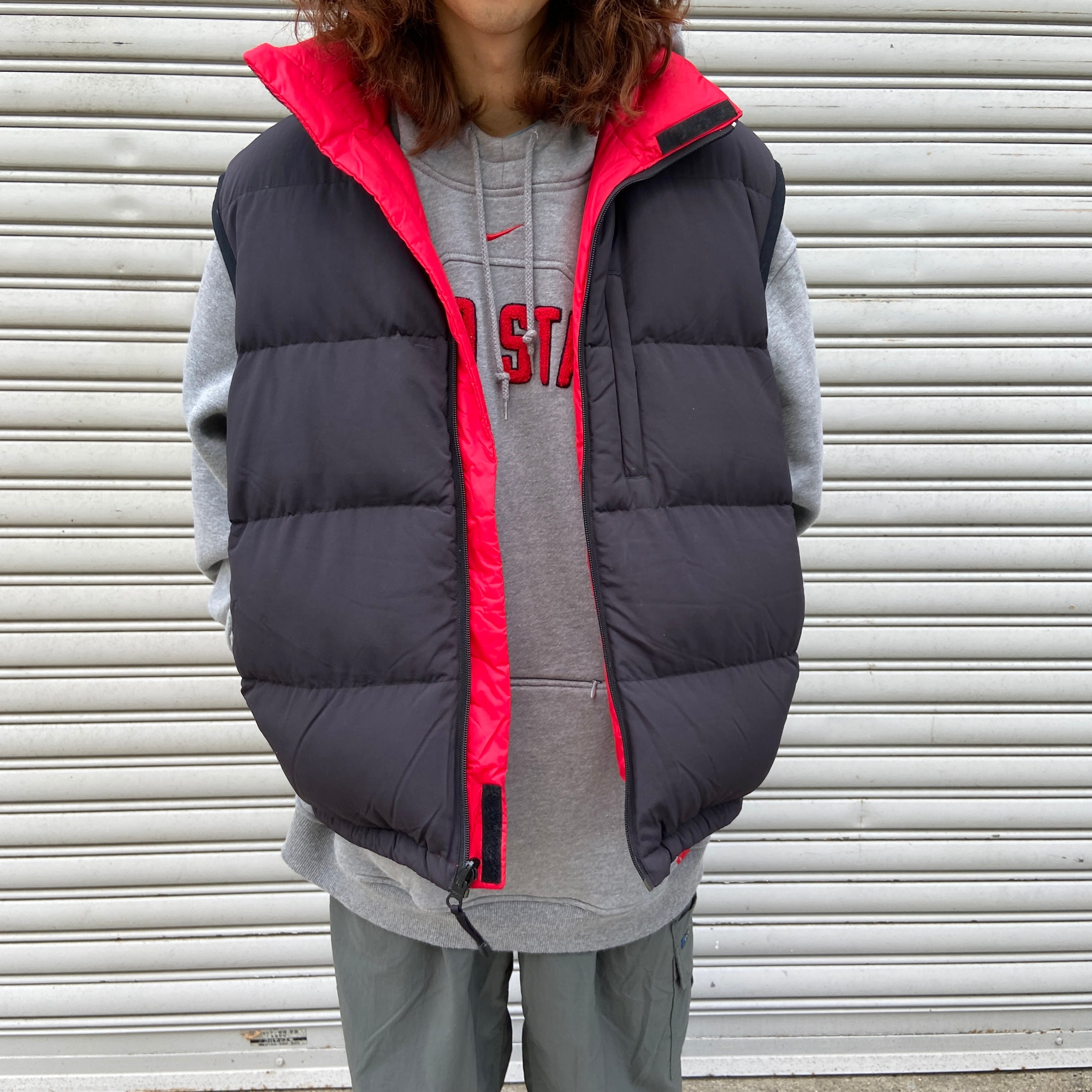 stussy sport キルティングリバーシブルダウンベスト M