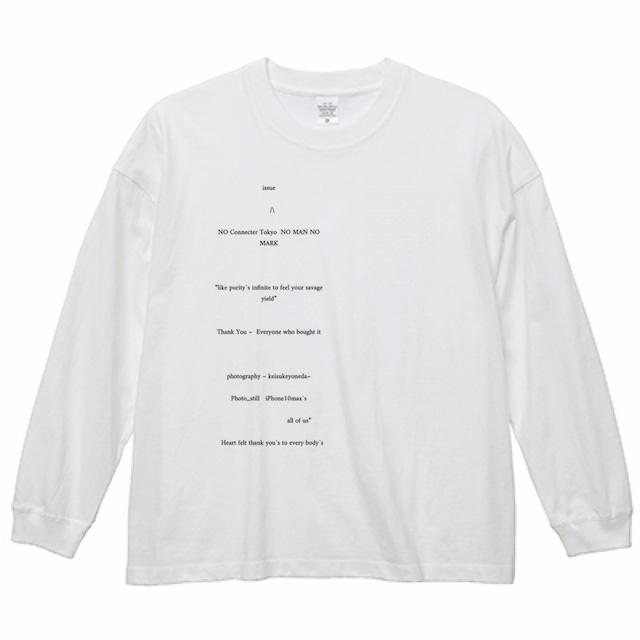 【受注生産】"Connecter Tokyo "long sleeve tee  "Reboot"