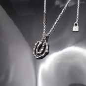 OPEN HORSESHOE #1 with GODSIZE® I.D. TAG NECKLACE / オープンホースシュー #1 ゴッドサイズ® I.D.タグネックレス