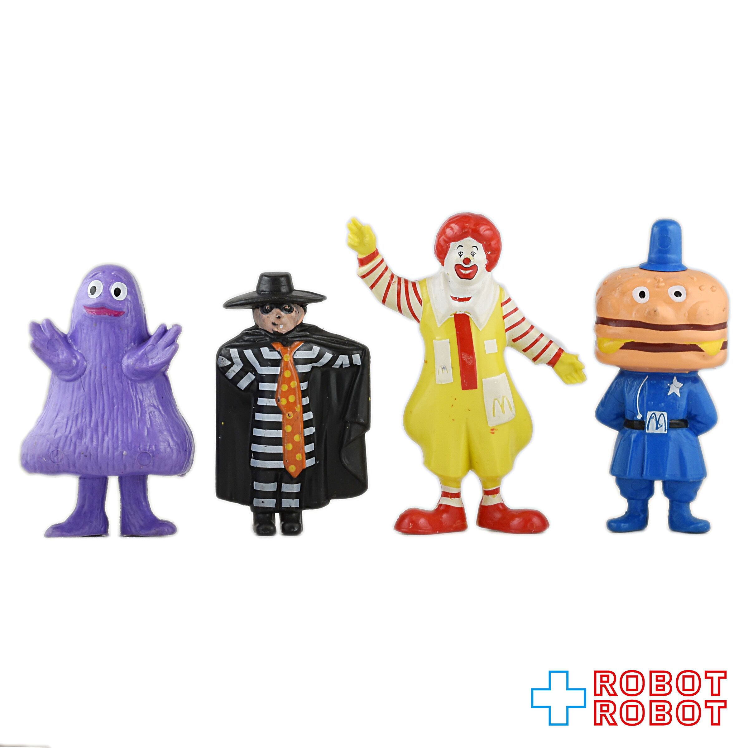 カナダのマクドナルドのPVC 4種セット ハッピーミールトイ 1985