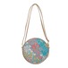 G2410B-Heidi Floral Round Bag-BLUE