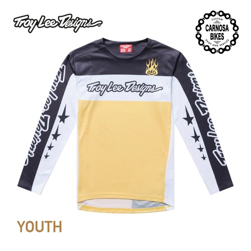 【Troy Lee Designs】YOUTH SPRINT PRO JERSEY [ユース スプリントプロ ジャージ] Yo Moto Butter キッズ用 2026