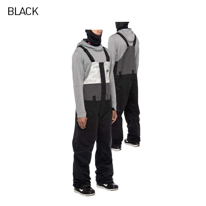 22-23 686 Frontier Shell Bib ウェア パンツ FLURO ORANGE CLRBLK