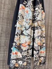 See-through long skirt 682(夏用着物)
