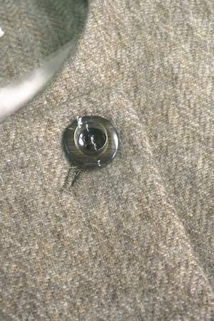 British Herringbone Sleeveless Coat