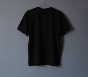 全3カラー・月の事柄が描かれた "RIDE THE MOON" Tシャツ BLACK（men&women）