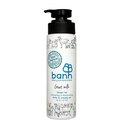 banh - ゴートミルクシャワージェル - 角質除去（ピーリング）＆保湿(250ml)