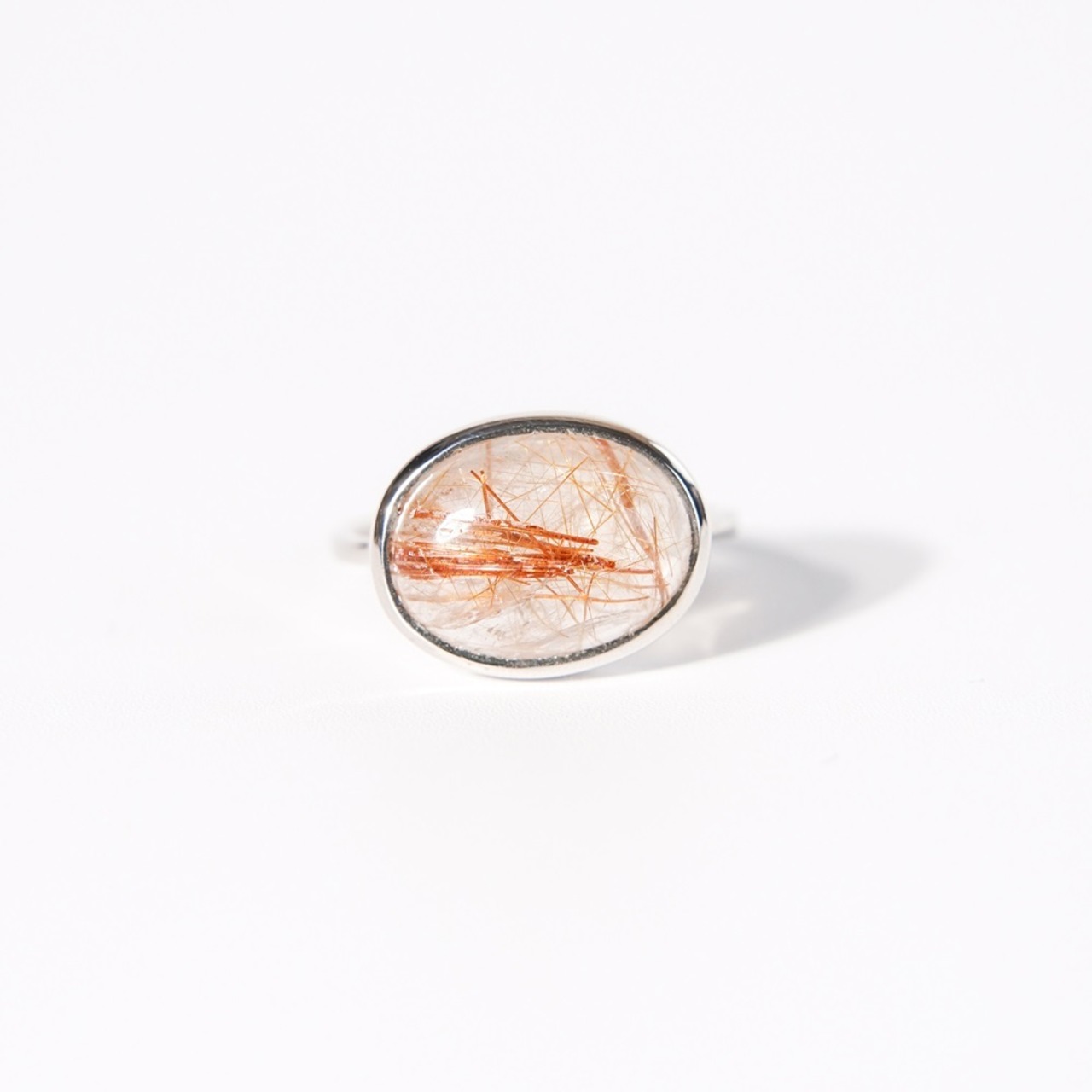 【12号】ミックスルチルクォーツ リング(SV)