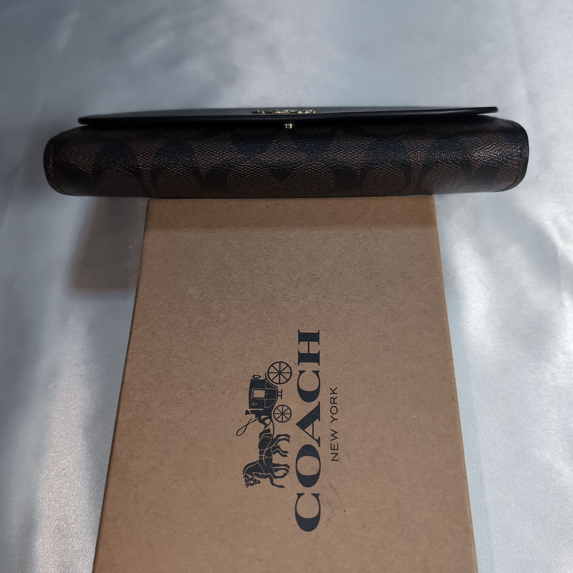 COACHコーチ シグネチャー スリム エンベロープ ウォレット長財布