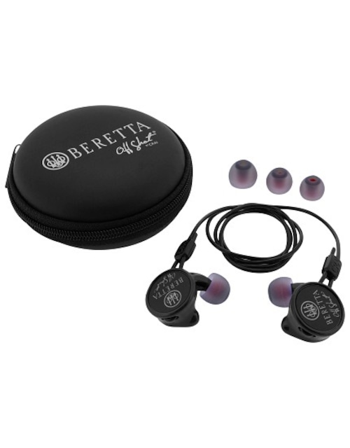 ベレッタ イヤホン ミニヘッドセット（ブラック）/Beretta Earphones Mini Headset Comfort Plus - Black