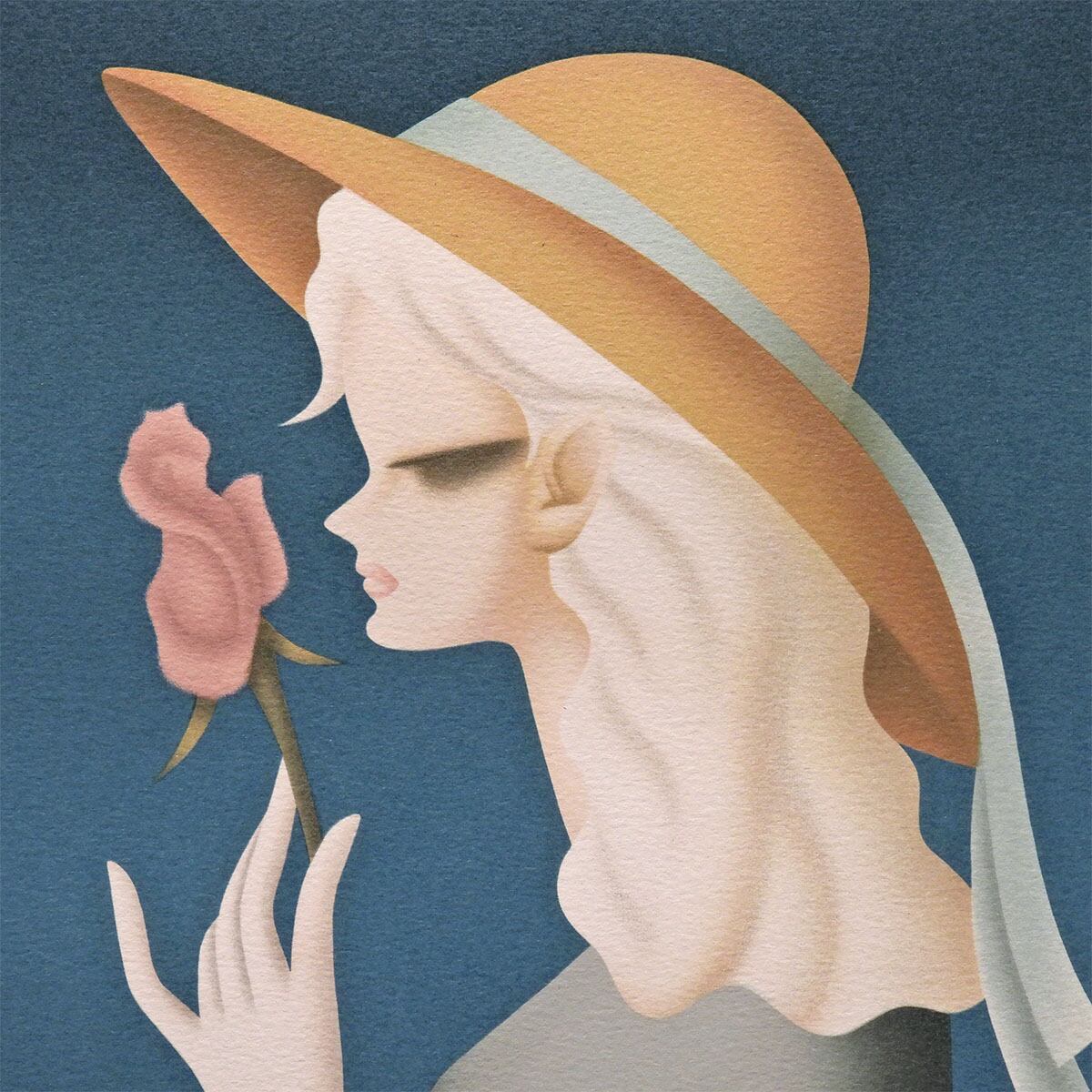 東郷青児 シルクスクリーン版画 赤い塔 | ｜正光画廊