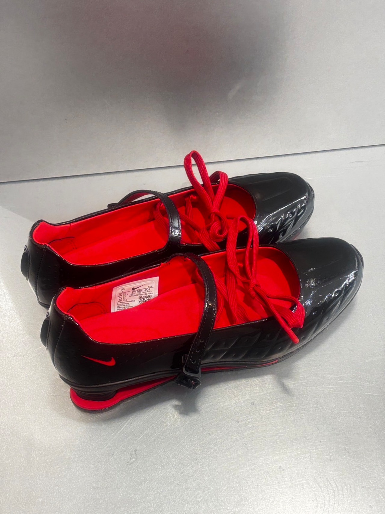 【26SS】NIKI ナイキ / LABELHOOD × NIKE SHOX Z CALISTRA “Black/University Red” - 4