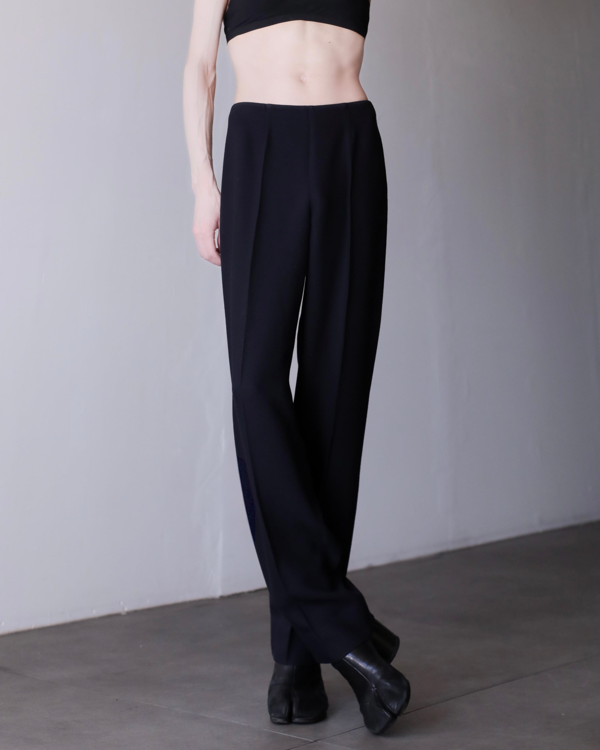 パンツ Giorgio Armani wool slacks made in Italy 1990~ GIORGIO ARMANI CLASSICO pure new wool fabric slacks | oo vintage