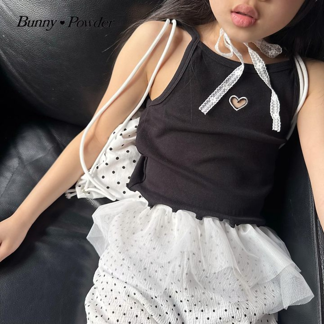 [Bunny Powder] Feature) Heart-shaped Sleeveless (2XL/3XL) / [버니파우더] 기획)하트뿅나시 (2XL/3XL)
