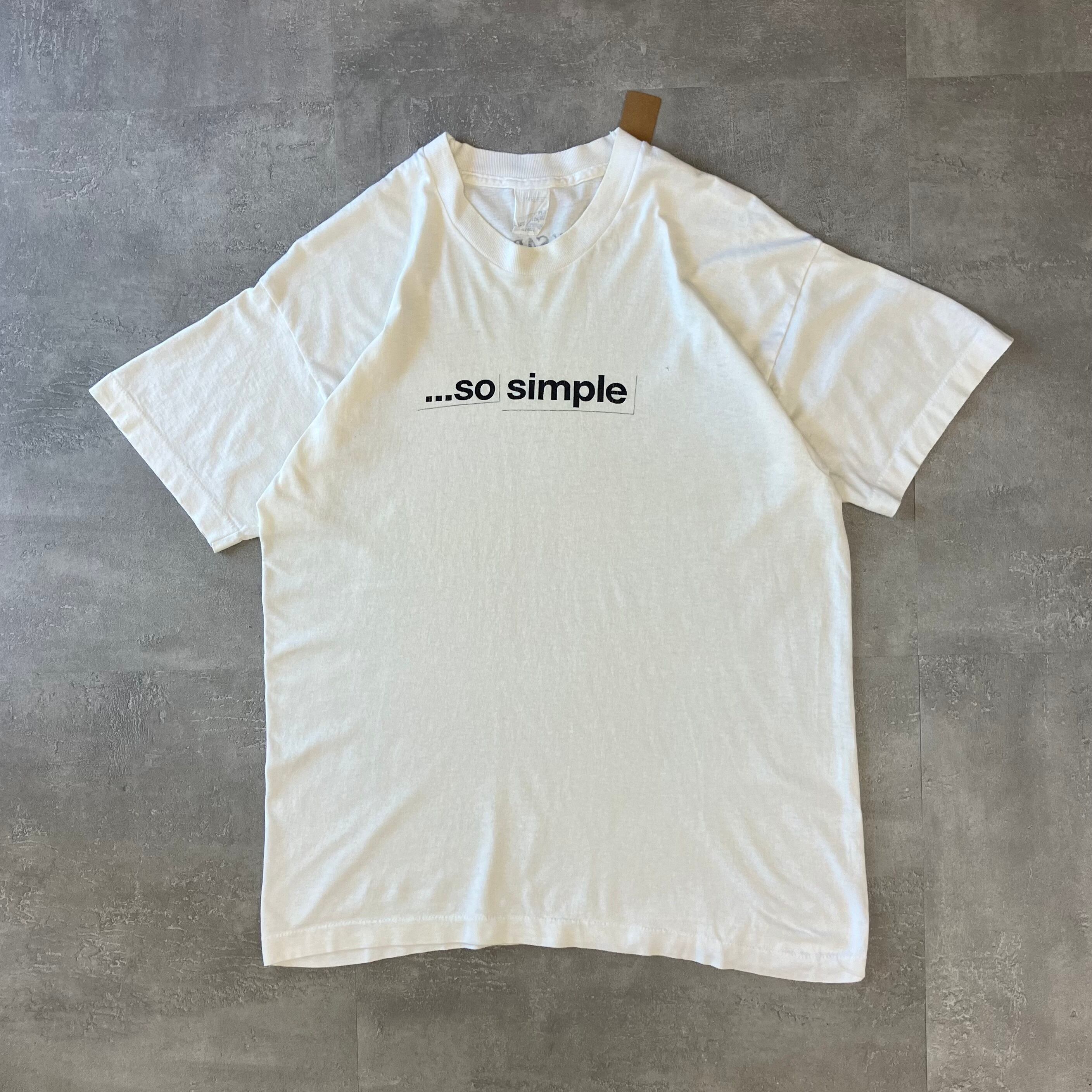 SCREEN STARS 90s プリントTシャツ ...so simple L No.2968