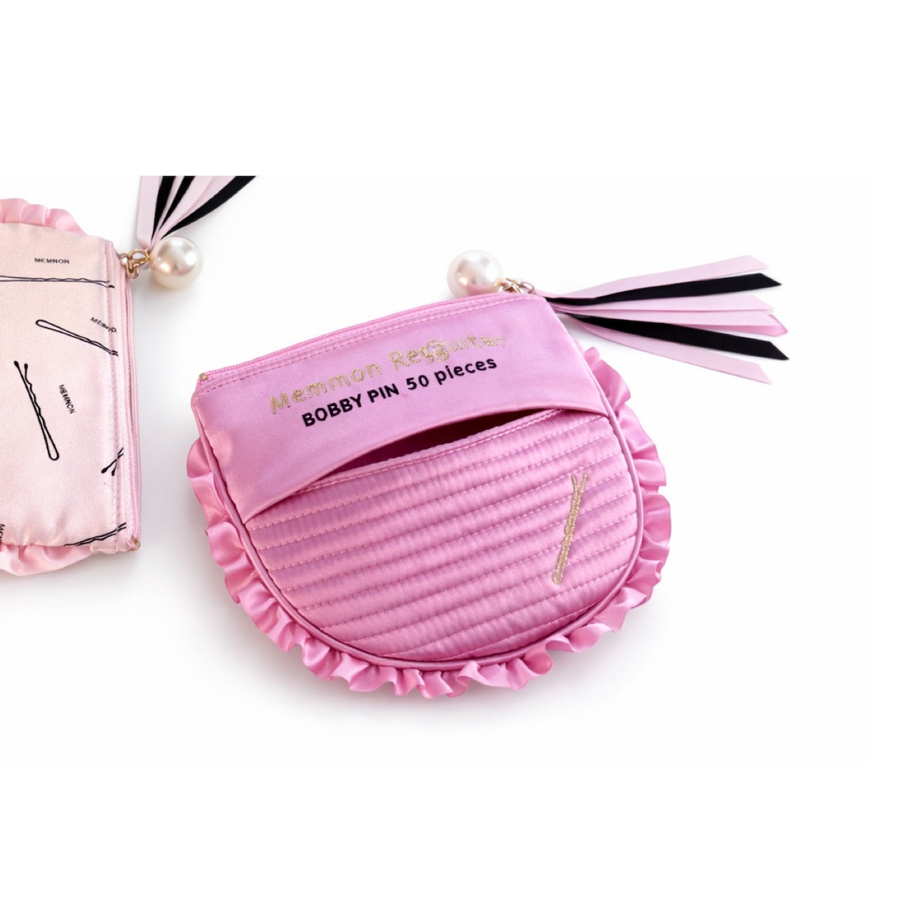 Bobby pin | frill flat pouch