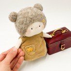 布ドール 熊さん耳 猫耳 ぬいぐるみ babu-3 刺繍ドレス thumbnail 7