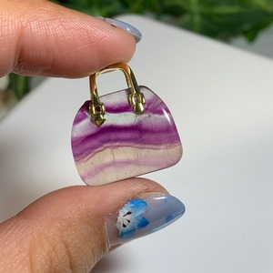 11.天然石とお出かけ☆フローライトカバン・バック