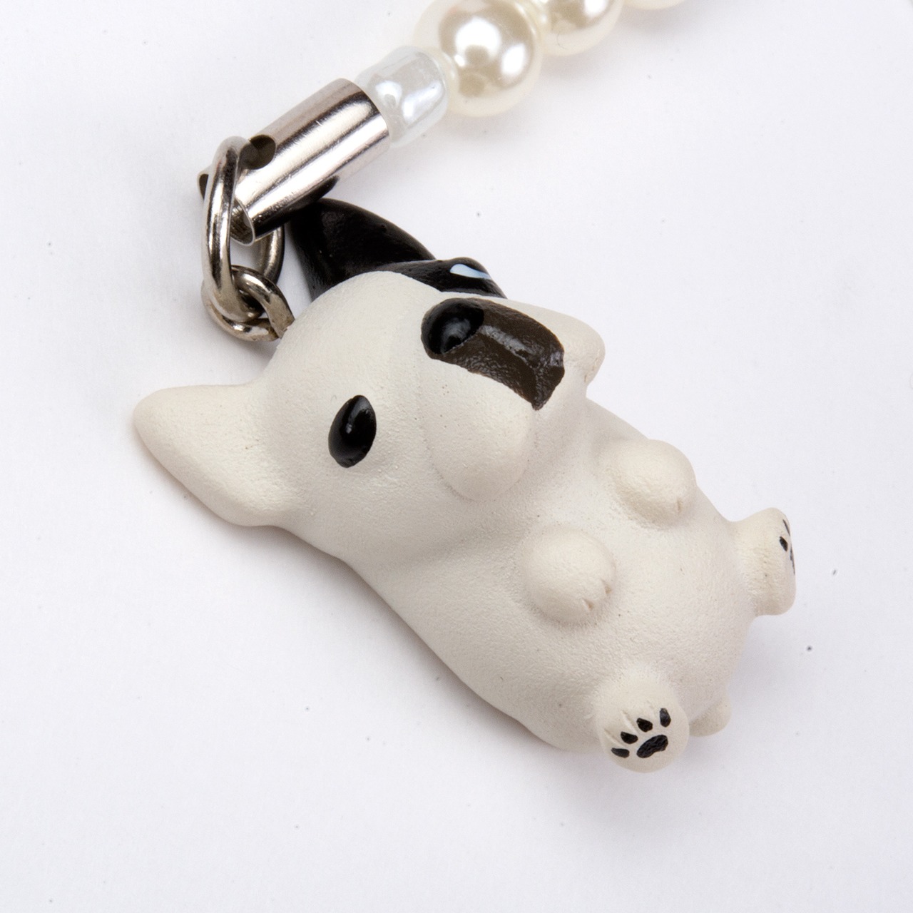 Dog 92 French Bulldog フレンチブルドッグ パイド ビーズ ストラップ DN-1504