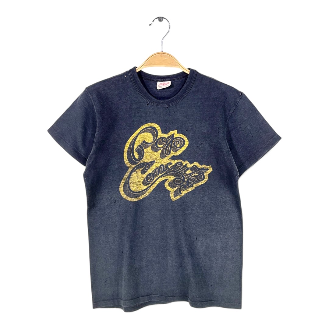70s シカゴ ヴィンテージTシャツ ロックフェス POP CONCERT ヘインズ CHICAGO サイズXS相当 古着 @AAA1521