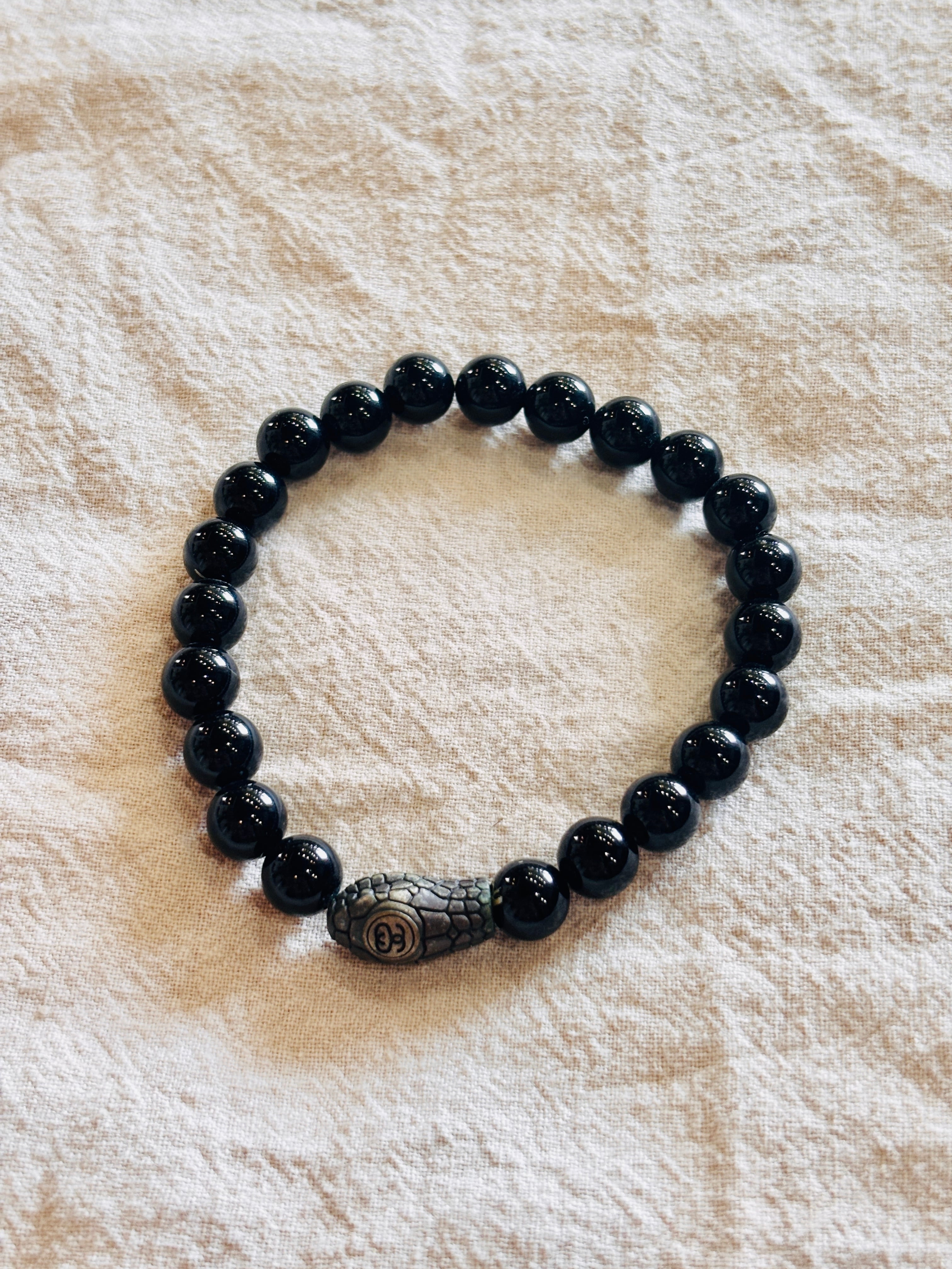 00s STUSSY × JAM HOME MADE/Bracelet/スネイクデザイン/蛇/数珠