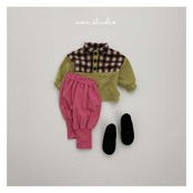 【取寄】aou studio チェックアノラック｜冬服｜韓国子供服