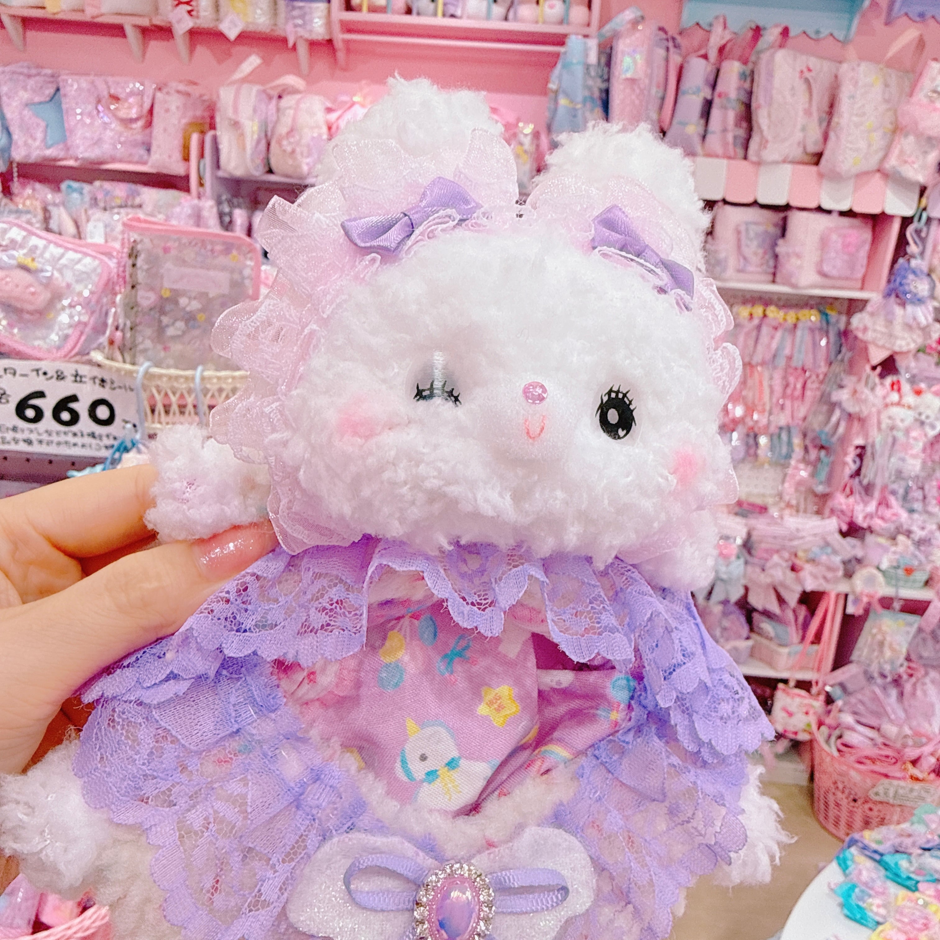 【M4】65-8ウインクするよ♪11cm前後サイズ用着ぐるみ