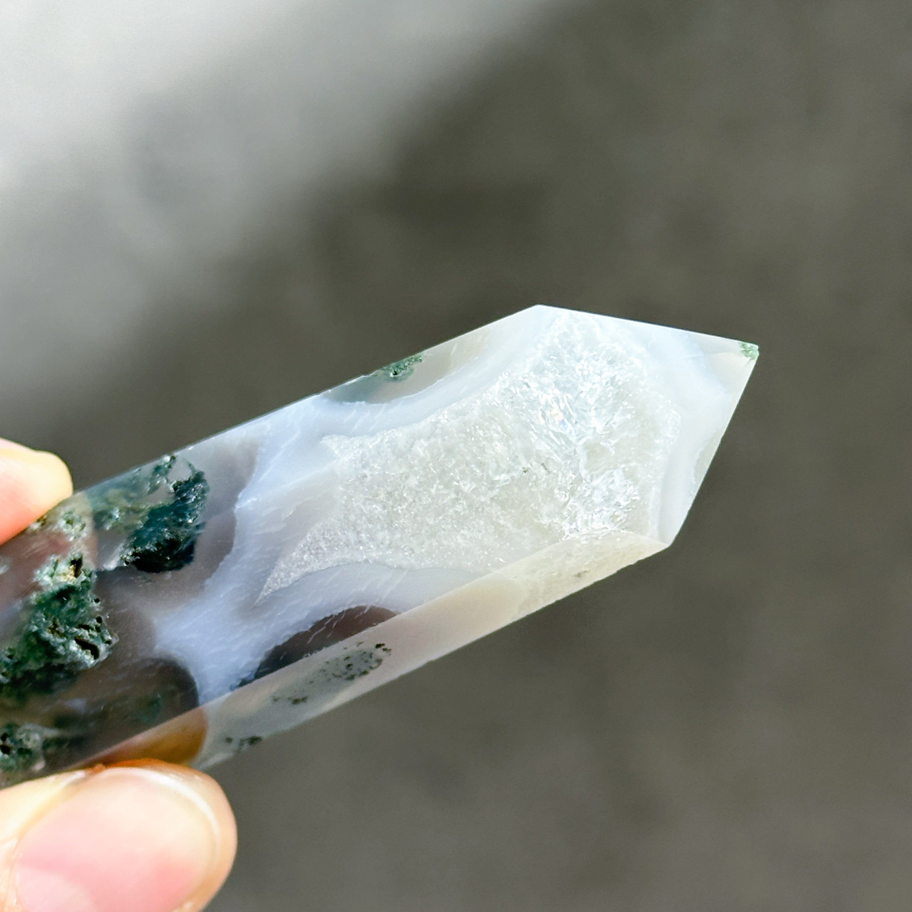モスアゲート タワー01◇ Moss Agate ◇天然石・鉱物・パワーストーン