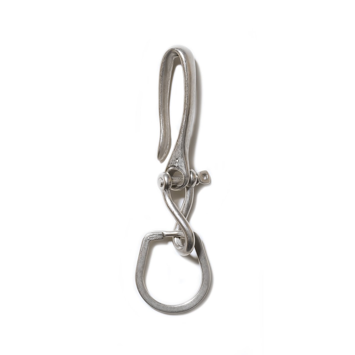 BW Fishhook Twist Shackle Key Fob | Button Works Store ボタンワークス