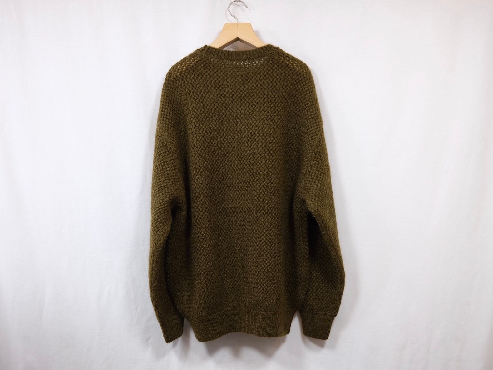 crepuscule”Mohair lowgage P/O Khaki” | Lapel online store powered by BASE