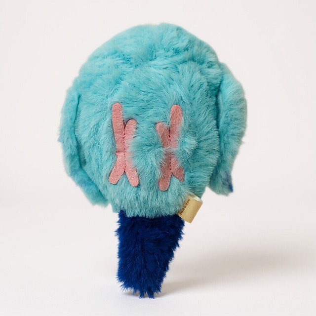 【ぬいぐるみ】インコ　ブルー ぽてっとり／手乗りサイズ ふわふわ 鳥 プレゼント 動物 お土産 ギフト