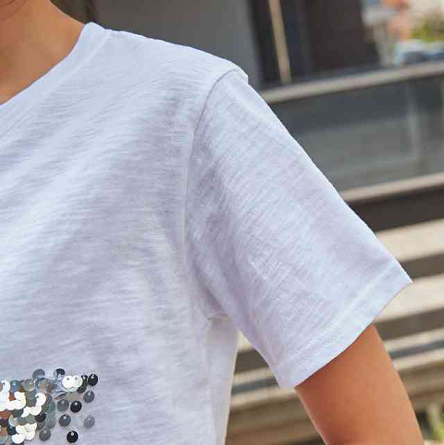 カットソー レディース Tシャツ 半袖 ロンT トップス シンプル 大きい