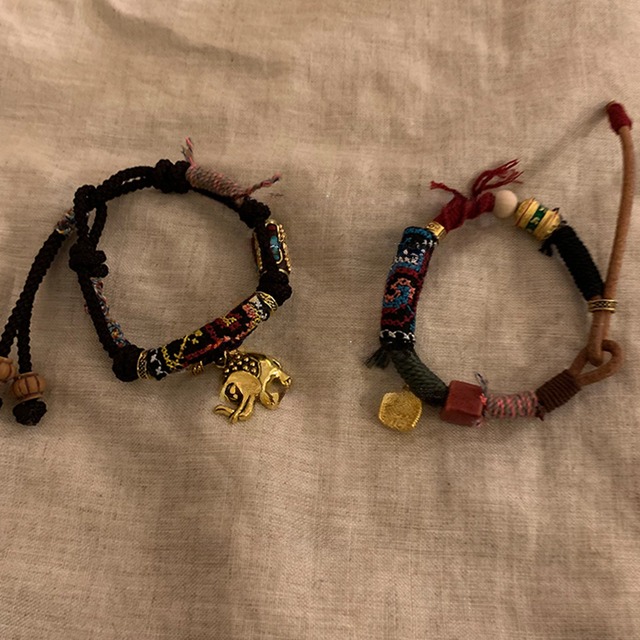 Somedayif手つくり民族風編みブレスレット 2s