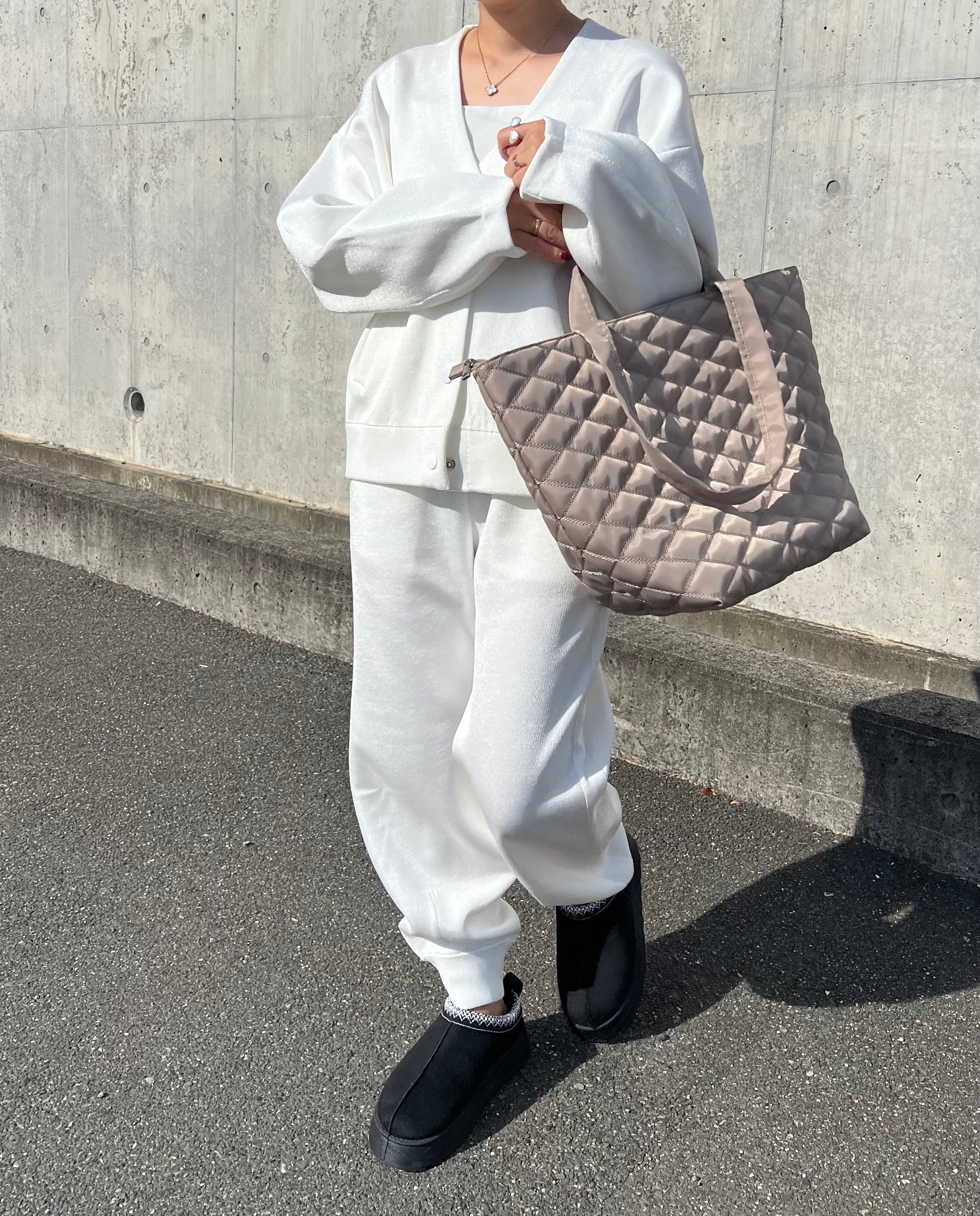 値下　撥水2wayトート　トープ　soleile ソレイル　内側底小さなシミあり SOLEIL] ライトリー2wayトートバッグ – HEMING'S official