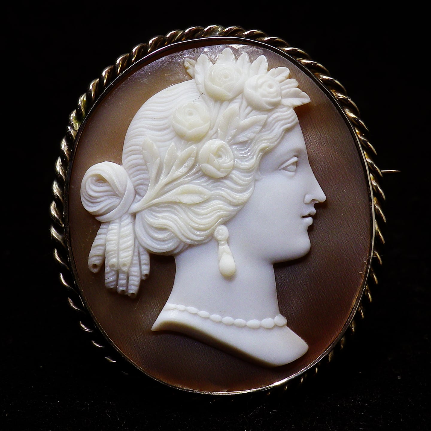 アンティーク(推定1900年頃) デッドストック ”絹髪のフローラ”