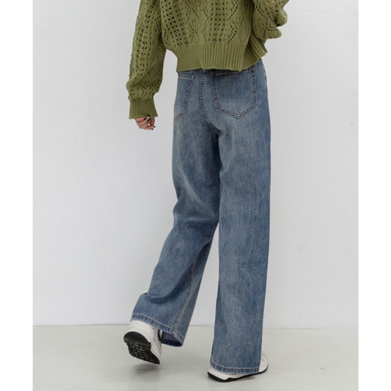 透かし編みショートニットカーディガン W01185