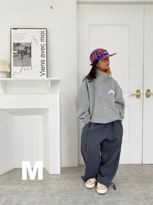 【即納】DRESS MONSTER 変形ハーフジップトレーナー 160