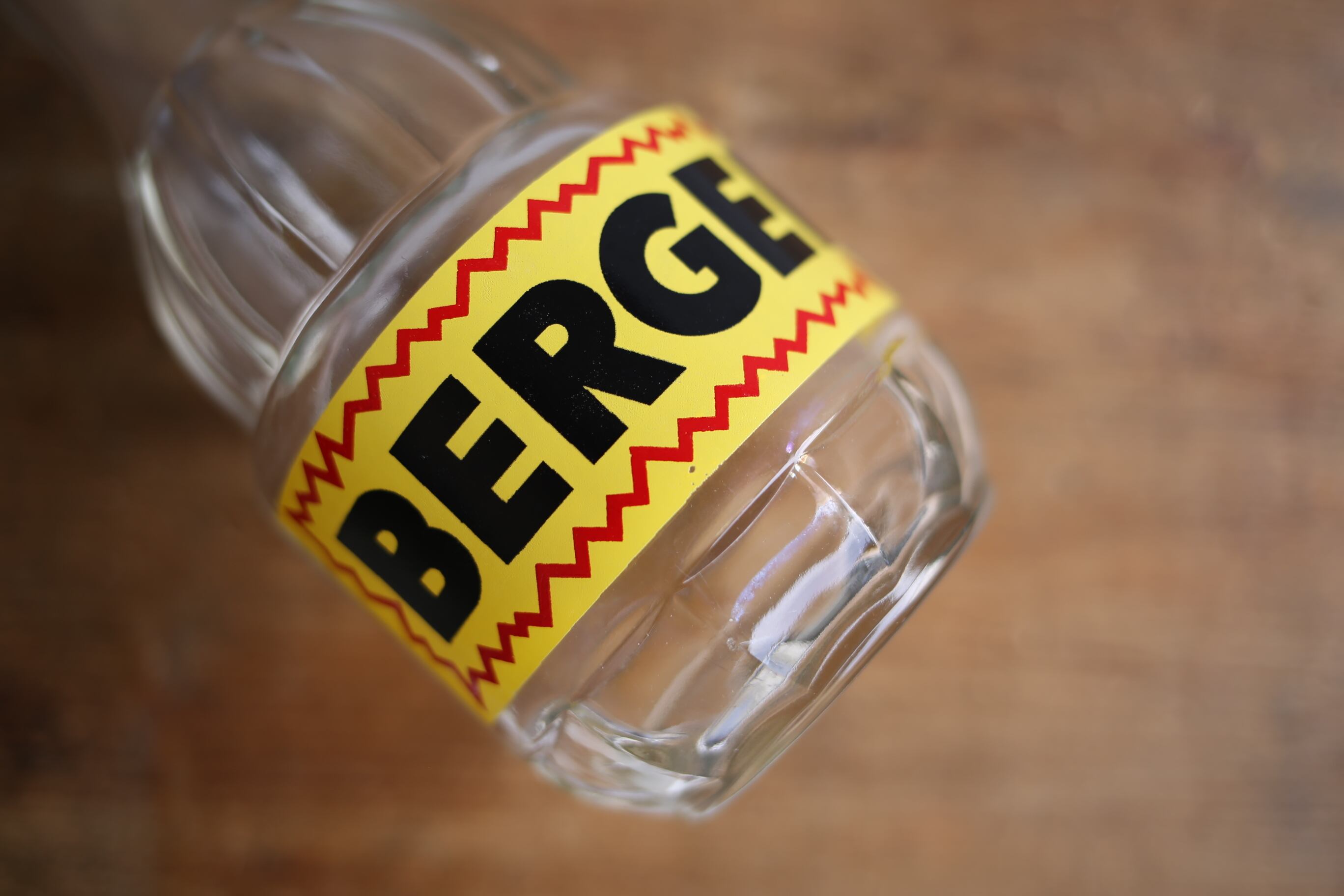 フランス アンティーク ヴィンテージ カラフェ ガラス瓶 『BERGER』 N