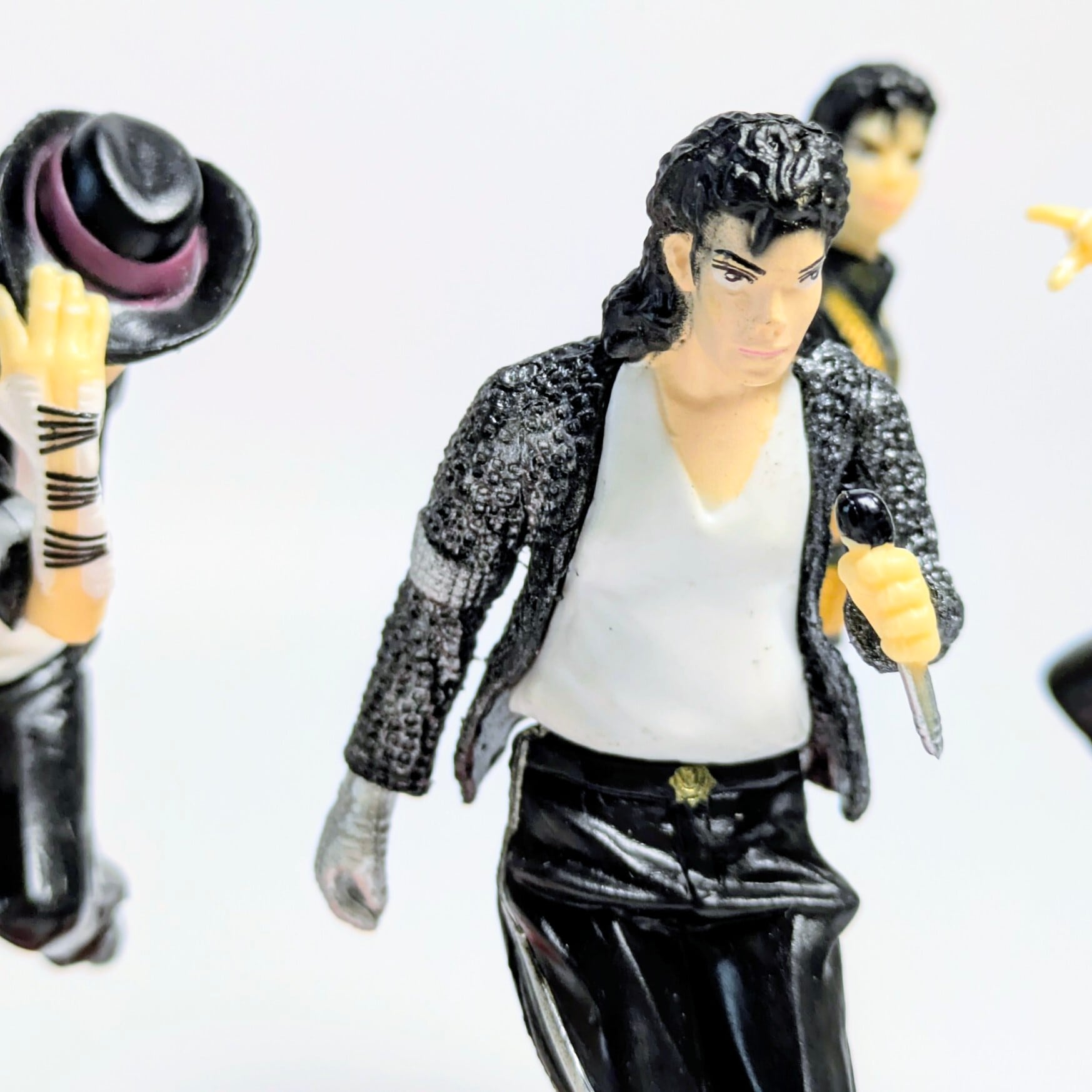 【 Michael Jackson   ( マイケルジャクソン ) 】PVCフィギュア5体セット〚アメリカン雑貨 アメトイ〛