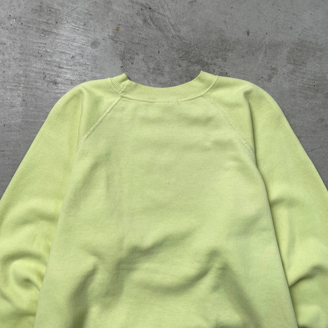 80年代 USA製 Hanes ヘインズ ブランクスウェットシャツ 無地 ラグラン 