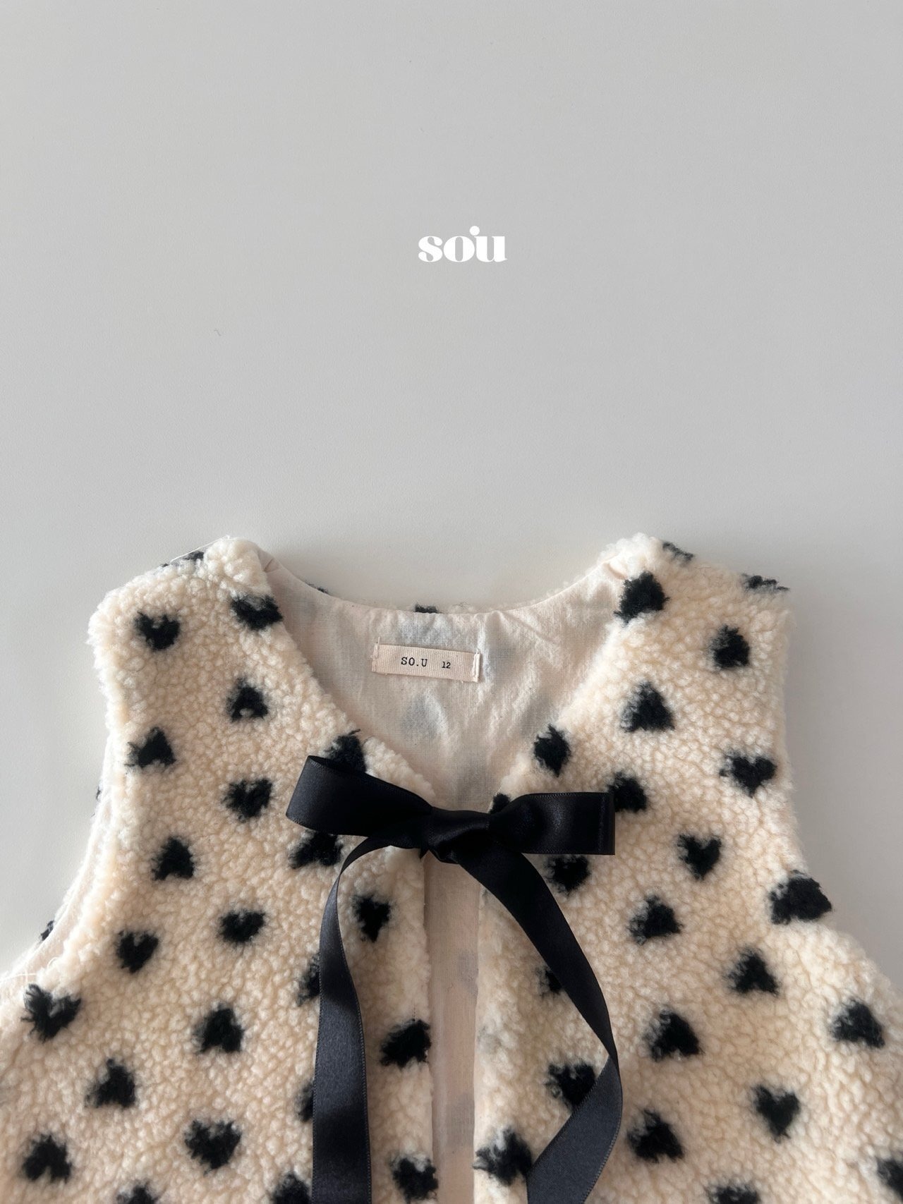 SO U［取寄］heart dumble vest 26winter